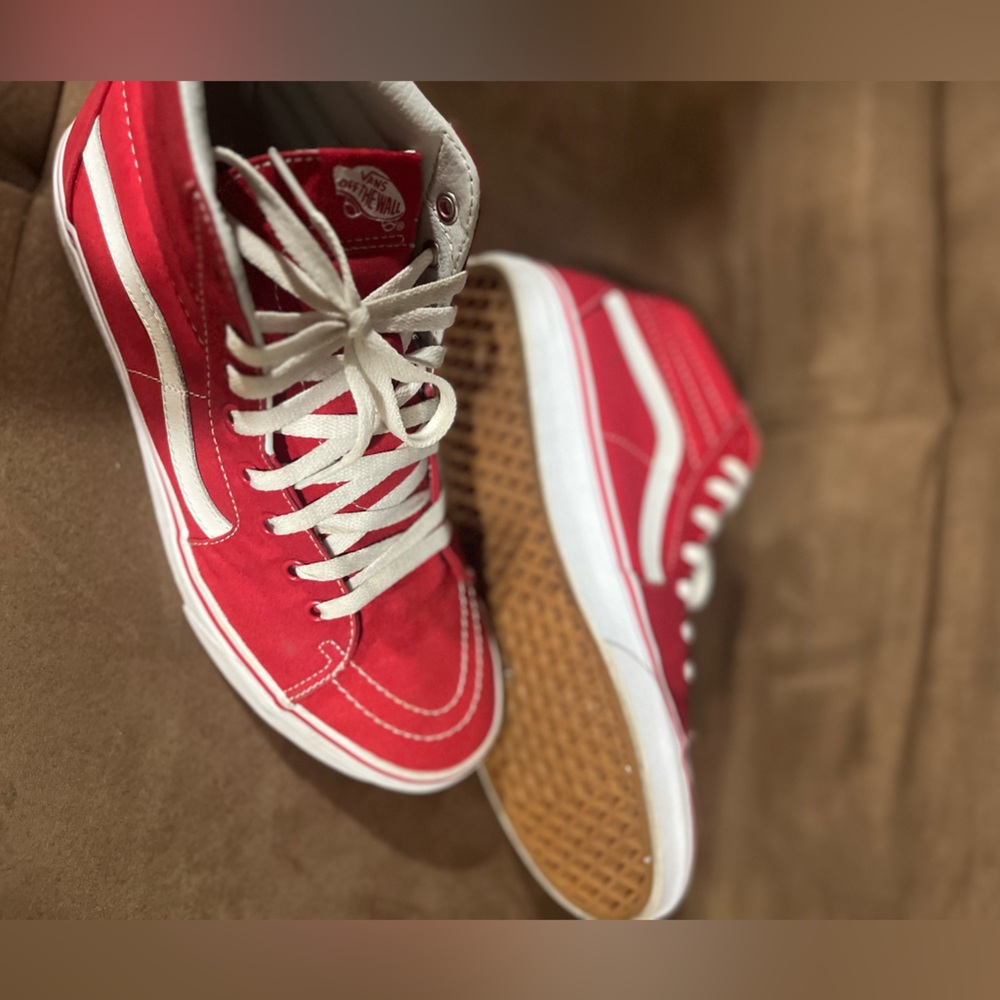 Vans red shoes - Picture 2 of 4